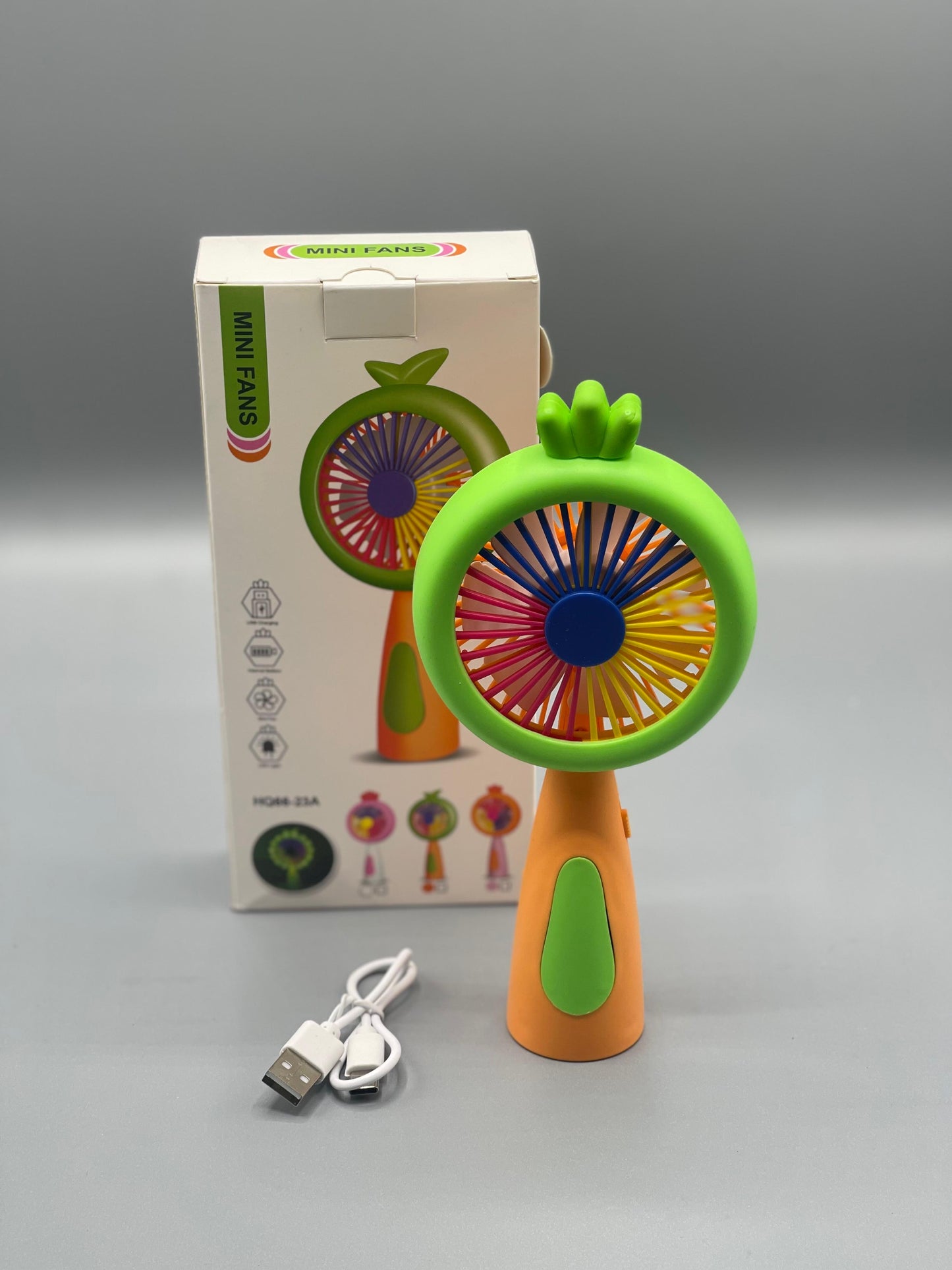 Portable Handheld Fan | Mini Handheld Fan easily Carrieable for Personal Usecases | USB Rechargeable Fan