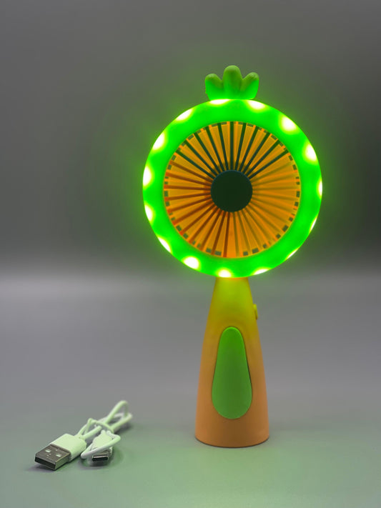 Portable Handheld Fan | Mini Handheld Fan easily Carrieable for Personal Usecases | USB Rechargeable Fan
