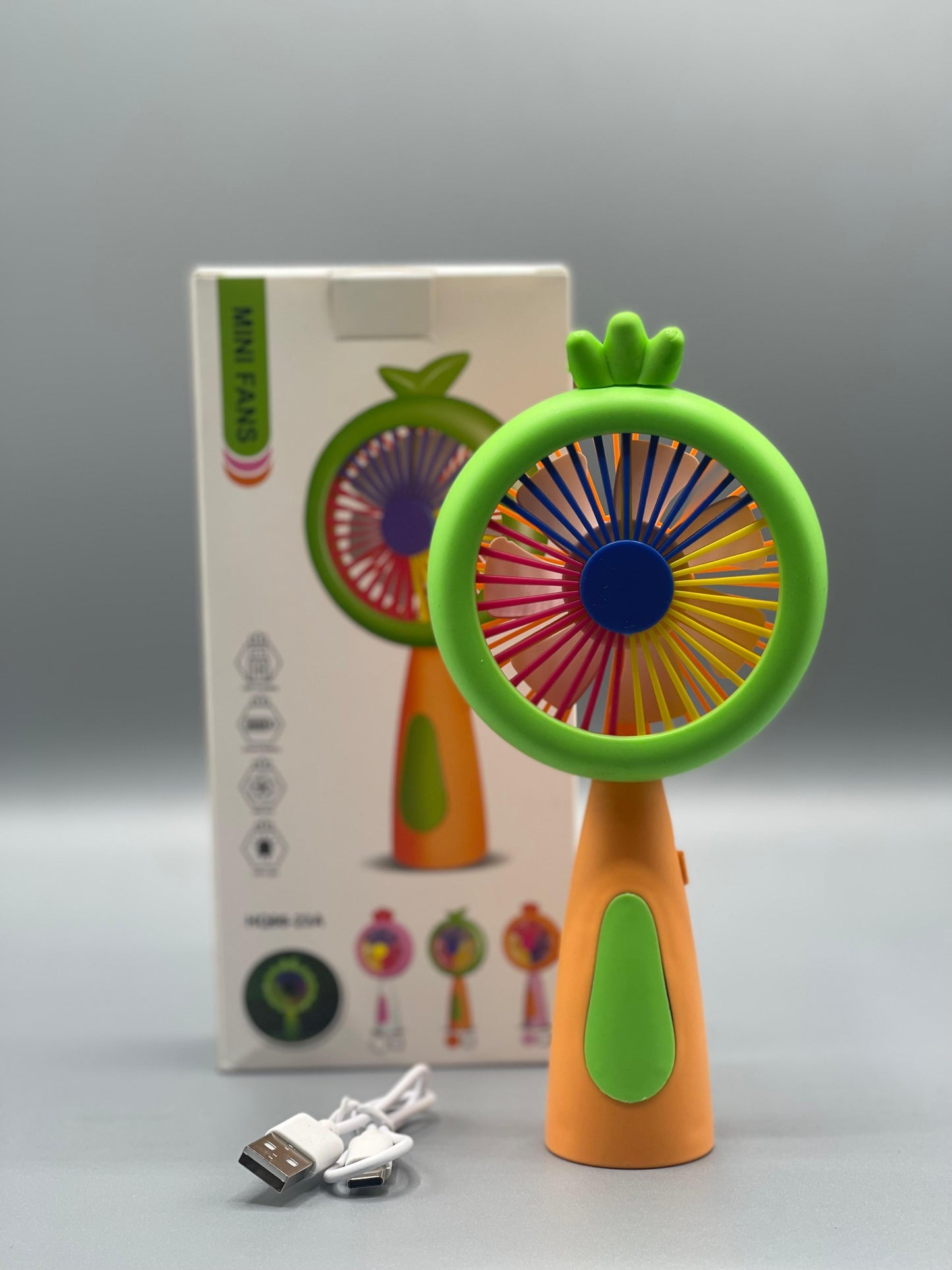 Portable Handheld Fan | Mini Handheld Fan easily Carrieable for Personal Usecases | USB Rechargeable Fan